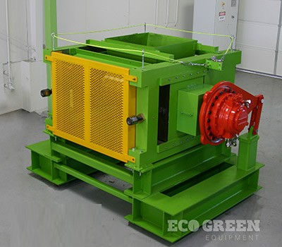 Дробилка для каучука - ECO Krumbuster® - ECO Green Equipment, USA - с цилиндрами / горизонтальная / гидравлическая