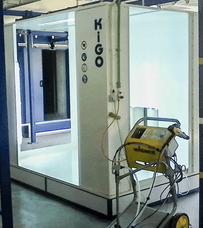 Открытая камера напыления - PCB S2500 - KIGO O.E. - фильтр с картриджем / автоматическая