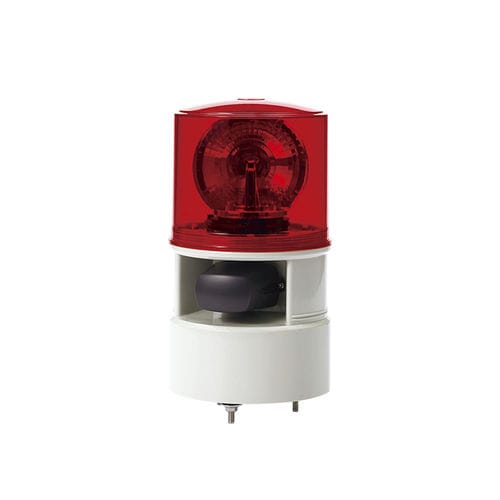 Передатчик аварийного звукового сигнала с сигнальным огнем - S125DLR - Qlight Co., Ltd. - с вращающимся светомаяком / IP54