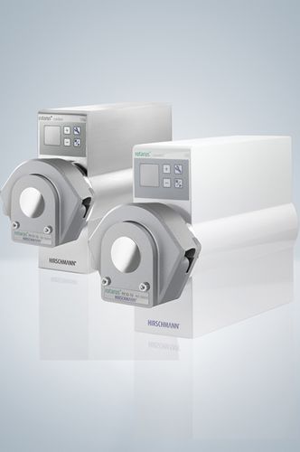 Насос для лабораторий - max. 500 rpm | rotarus® standard 100 series - Hirschmann Laborgeräte GmbH & Co. KG - перистальтический / для химических продуктов / с двигателем DC