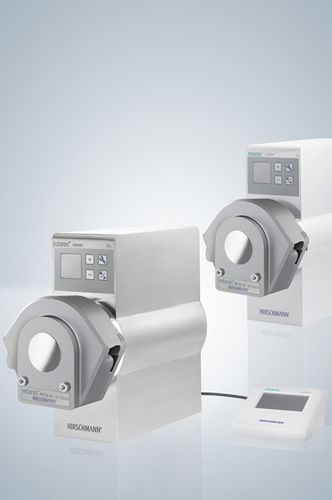 Насос для лабораторий - max. 100 rpm | rotarus® volume 50 series - Hirschmann Laborgeräte GmbH & Co. KG - перистальтический / для химических продуктов / распределительный