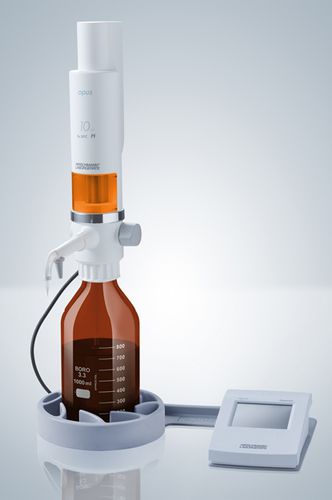 Механизированный распределитель - 10 - 50 ml | opus® - Hirschmann Laborgeräte GmbH & Co. KG - для флакона