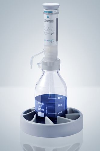 Распределитель с ручным управлением - 0.2 - 60 ml | ceramus® classic series - Hirschmann Laborgeräte GmbH & Co. KG - для флакона