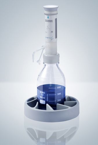 Распределитель с ручным управлением - 1 - 50 ml | ceramus® classic fix series - Hirschmann Laborgeräte GmbH & Co. KG - для флакона