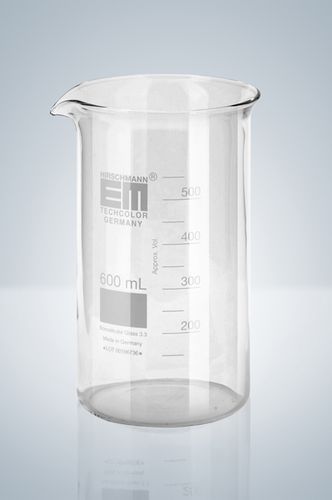 Градуированный химический стакан - 50 - 3 000 ml - Hirschmann Laborgeräte GmbH & Co. KG - из стекла