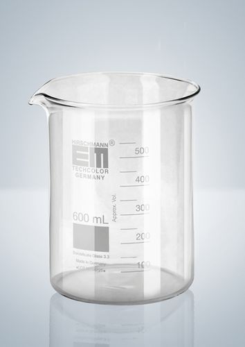 Градуированный химический стакан - 25 - 5 000 ml - Hirschmann Laborgeräte GmbH & Co. KG - из стекла
