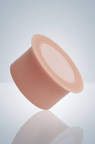 Круглая крышка - SILICOSEN® series - Hirschmann Laborgeräte GmbH & Co. KG - из силикона