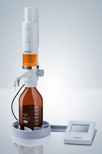 Механизированный распределитель - 10 - 50 ml | opus® series - Hirschmann Laborgeräte GmbH & Co. KG - для флакона