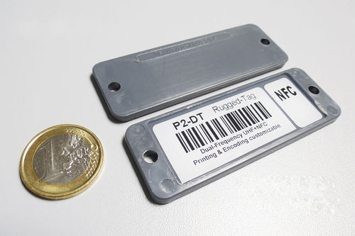 Этикетка RFID - P2 DT - wintag - штрих-код / UHF / NFC