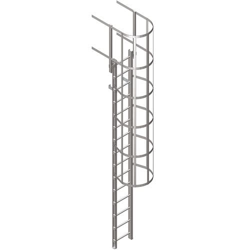 Выдвижная лестница из стеклопластика - CSCALA3UF - M.M. srl - простая / с кринолином