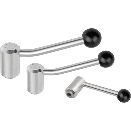 Зажимной рычаг из стали - K0109 series - HEINRICH KIPP WERK GmbH & Co. KG - из нержавеющей стали / с пластиковой ручкой