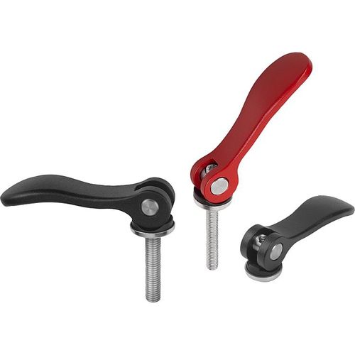 Зажимной рычаг из стали - K0005 series - HEINRICH KIPP WERK GmbH & Co. KG - из нержавеющей стали / из пластмассы