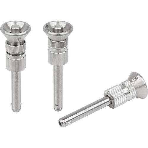 Штырь с головкой - K1299 series - HEINRICH KIPP WERK GmbH & Co. KG - из нержавеющей стали / безопасный