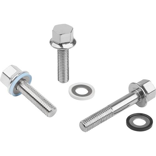 Винт для фиксации - K1595 series - HEINRICH KIPP WERK GmbH & Co. KG - с шестигранной головкой / с шестигранным углублением / из нержавеющей стали