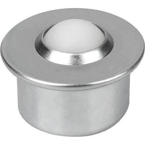Шариковая опора из нержавеющей стали - K0761 series - HEINRICH KIPP WERK GmbH & Co. KG - из стали