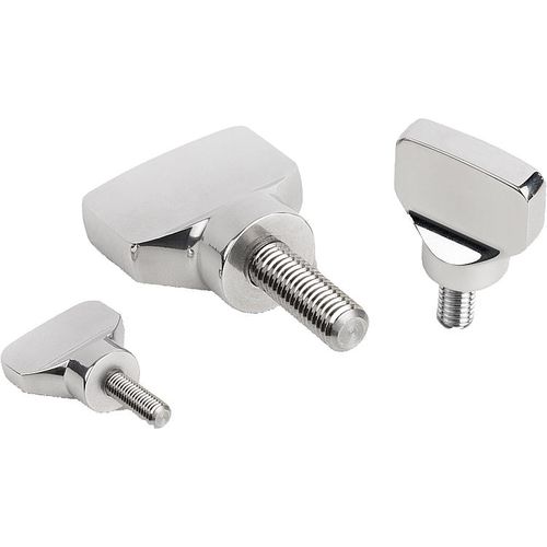 Винт для фиксации - K1313 series - HEINRICH KIPP WERK GmbH & Co. KG - барашковый / из стали / из нержавеющей стали
