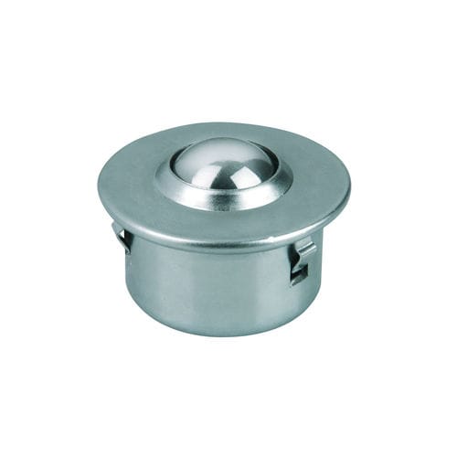 Шариковая опора из стали - K0765 series - HEINRICH KIPP WERK GmbH & Co. KG - с цилиндрическим основанием / с корпусом из стального листа / для высоких нагрузок