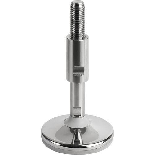 Ножка из нержавеющей стали - K0741 series - HEINRICH KIPP WERK GmbH & Co. KG - для нивелирования / для стерилизации