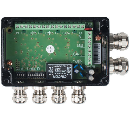 Аналоговый модуль входа/выхода - µCAN.4.ai-BOX - MicroControl GmbH & Co. KG - полевая шина / CANopen / CAN