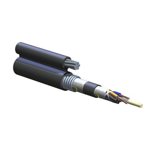 Оптический кабель для передачи данных - 024KUB-T4130D20 - CORNING - Gigabit Ethernet / бронированный / прочный