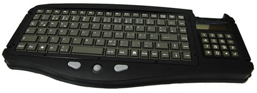 Клавиатура для письменного стола - RS232 - roda computer GmbH - 89 клавиш / промышленная / USB