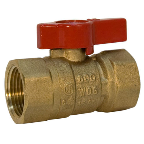 Клапан со сферическим золотником - GB1A series - NIBCO - с рычагом / для нефти / для газа