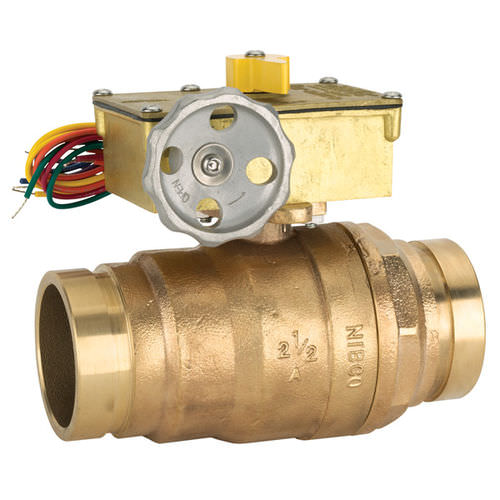 Клапан со сферическим золотником - KG 505-W-8 series - NIBCO - с ручным управлением / для контроля / для воды