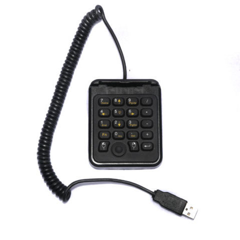 Цифровая клавиатура 17 клавиш - IK-170 - IKEY Industrial Peripherals - настольная / из силиконового каучука / USB