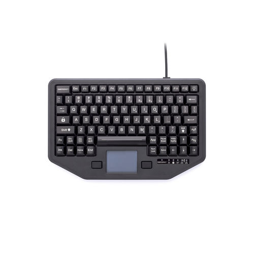 Клавиатура для письменного стола - IK-88-TP-USB - IKEY Industrial Peripherals - с механическими клавишами / 88 клавиш / с сенсорной панелью