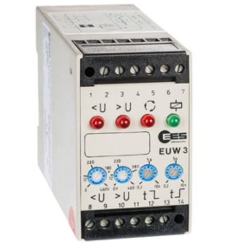 Реле для наблюдения недонапряжение - EUW 3 - Elektra Elektronik GmbH & Co. Störcontroller KG - скачков напряжений / порядка чередования фаз / трехфазовое