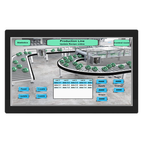 Панельный ПК ЖК-монитор - PC1221AP - Maple Systems - с емкостным сенсорным экраном / 21" / Full HD