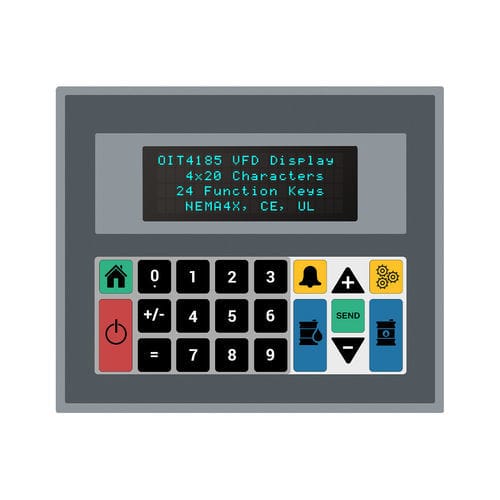 Табло VFD - OIT4185-A00 - Maple Systems - буквенно-цифровое / с точечной матрицей / 5 x 7