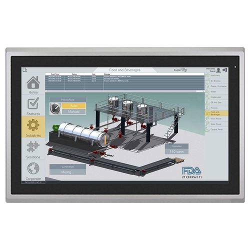 Монитор TFT-LCD - MON6021APHEB - Maple Systems - с проекционно-емкостной технологией / промышленный / для строительной площадки
