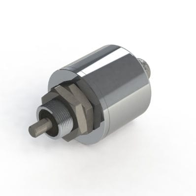 Инкрементальный датчик угла поворота - AWI 40 - Hohner Elektrotechnik GmbH - механический / со сплошным валом / с фланцем