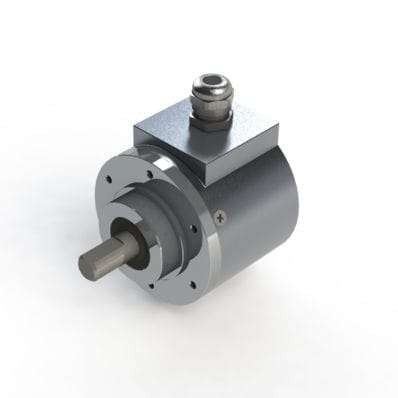 Инкрементальный датчик угла поворота - AWI 58  - Hohner Elektrotechnik GmbH - механический / со сплошным валом / с фланцем