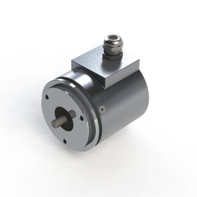 Инкрементальный датчик угла поворота - AWI 58 H  - Hohner Elektrotechnik GmbH - механический / со сплошным валом / с фланцем
