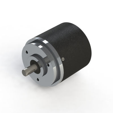 Инкрементальный датчик угла поворота - AWI 90  - Hohner Elektrotechnik GmbH - механический / со сплошным валом / с фланцем