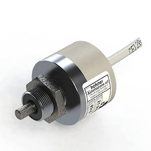 Инкрементальный датчик угла поворота - 21 - Hohner Elektrotechnik GmbH - механический / со сплошным валом / из алюминия