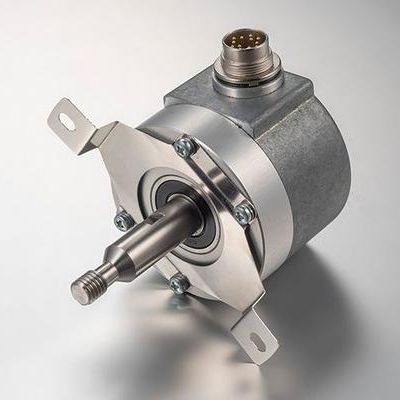 Инкрементальный датчик угла поворота - 66  - Hohner Elektrotechnik GmbH - механический / с фланцем / из алюминия