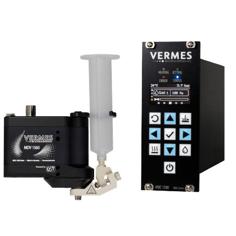 Микродозатор для носителей с высокой вязкостью - MDS 1560 - VERMES Microdispensing GmbH - объемный / DST / для электронной промышленности
