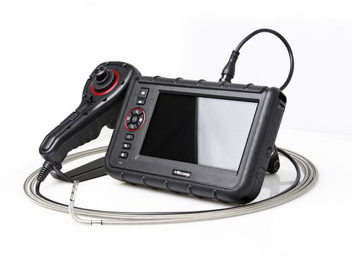 Гибкий видеоэндоскоп - X1000 PLUS - Mitcorp (Medical Intubation Corporation) - для светодиода / переносной / ЖК-дисплей