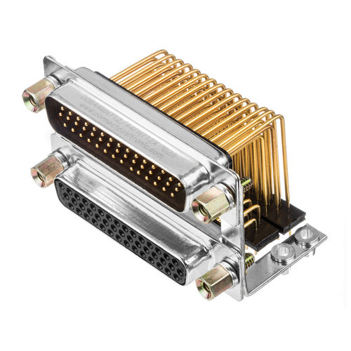 Соединитель двойной порт - DDB Series - Positronic Industries - для источника электропитания / D-sub / PCB