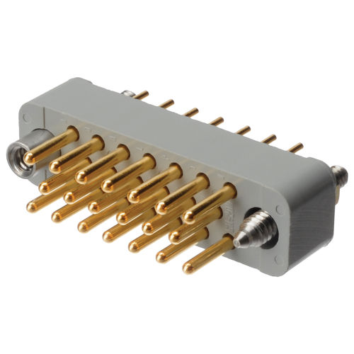Прямой соединитель - GAP Series - Positronic Industries - для источника электропитания / PCB / прямоугольный