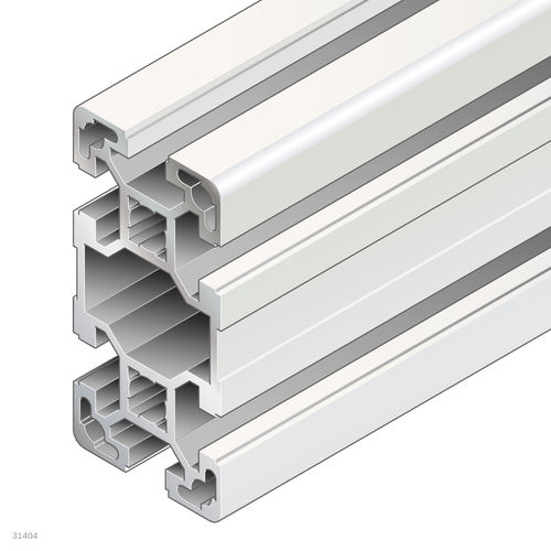 Профиль из анодированного алюминия - 3842529341 - Bosch Rexroth - Assembly Technology - прямоугольный / открытый