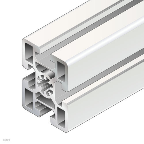 Профиль из анодированного алюминия - 3842557200 - Bosch Rexroth - Assembly Technology - прямоугольный / открытый