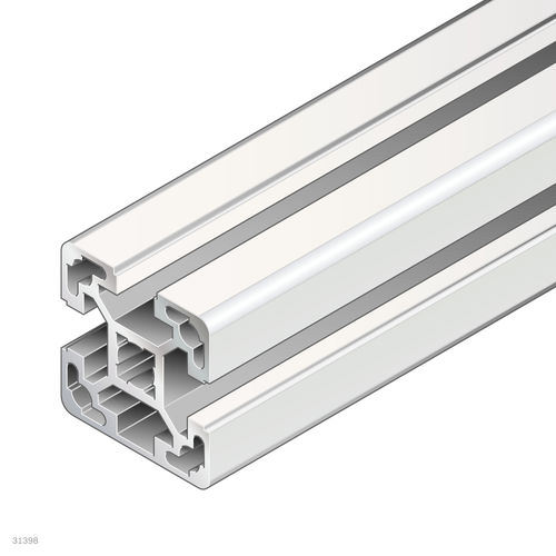 Профиль из анодированного алюминия - 3842529367 - Bosch Rexroth - Assembly Technology - прямоугольный / открытый