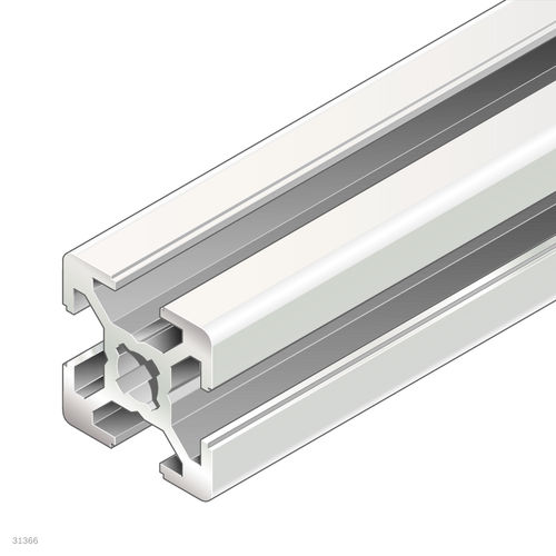 Профиль из анодированного алюминия - 3842517179 - Bosch Rexroth - Assembly Technology - прямоугольный / открытый