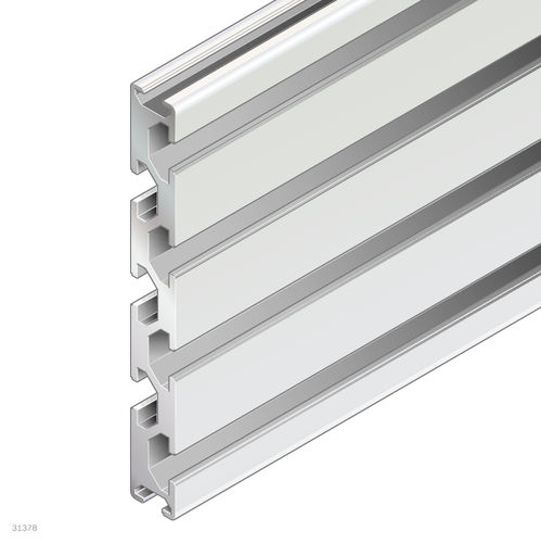Профиль из алюминия - 3842537821 - Bosch Rexroth - Assembly Technology - прямоугольный / открытый