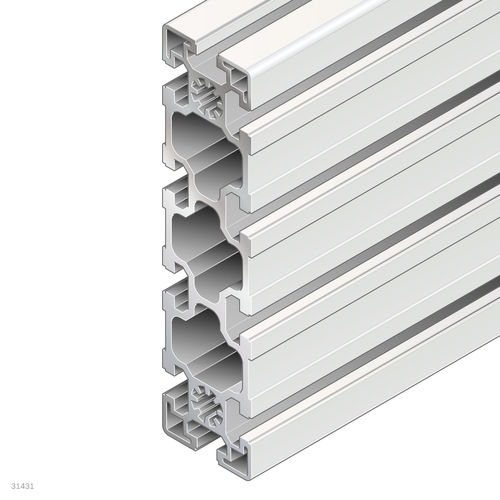 Профиль из анодированного алюминия - 3842553616 - Bosch Rexroth - Assembly Technology - прямоугольный / открытый