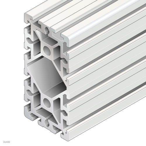 Профиль из анодированного алюминия - 3842553617 - Bosch Rexroth - Assembly Technology - прямоугольный / открытый
